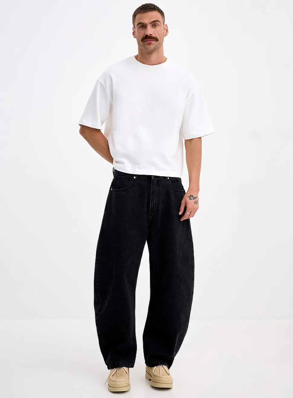 Muted-black jean