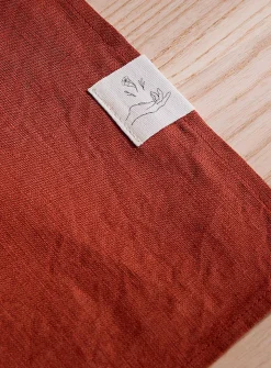 Natural linen napkins