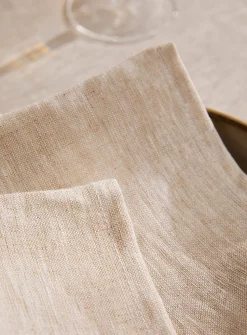 Natural pure linen napkin