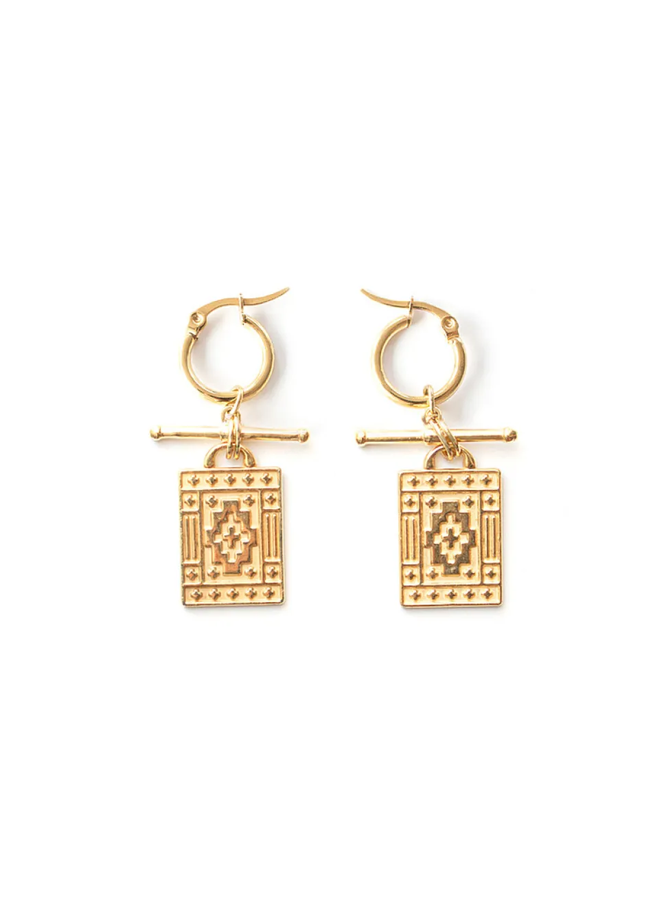 Navi gold earrings