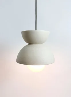 Nova stoneware hanging lamp