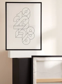 Numerical blend art print
