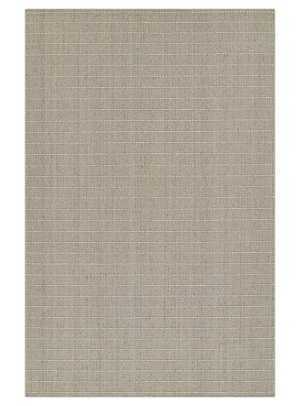 Oliver topstitched lines handcrafted rug