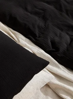 Organic cotton gauze duvet cover set