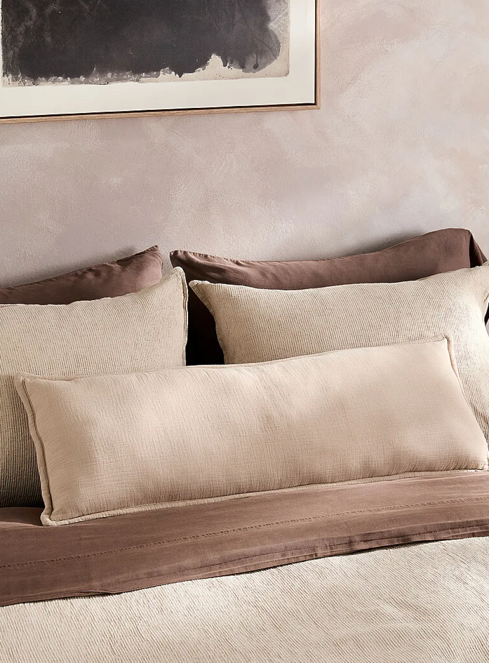 Organic cotton gauze removable-cover cushion