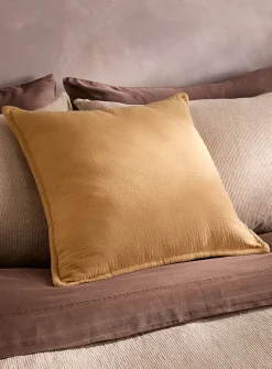 Organic cotton gauze removable-cover cushion