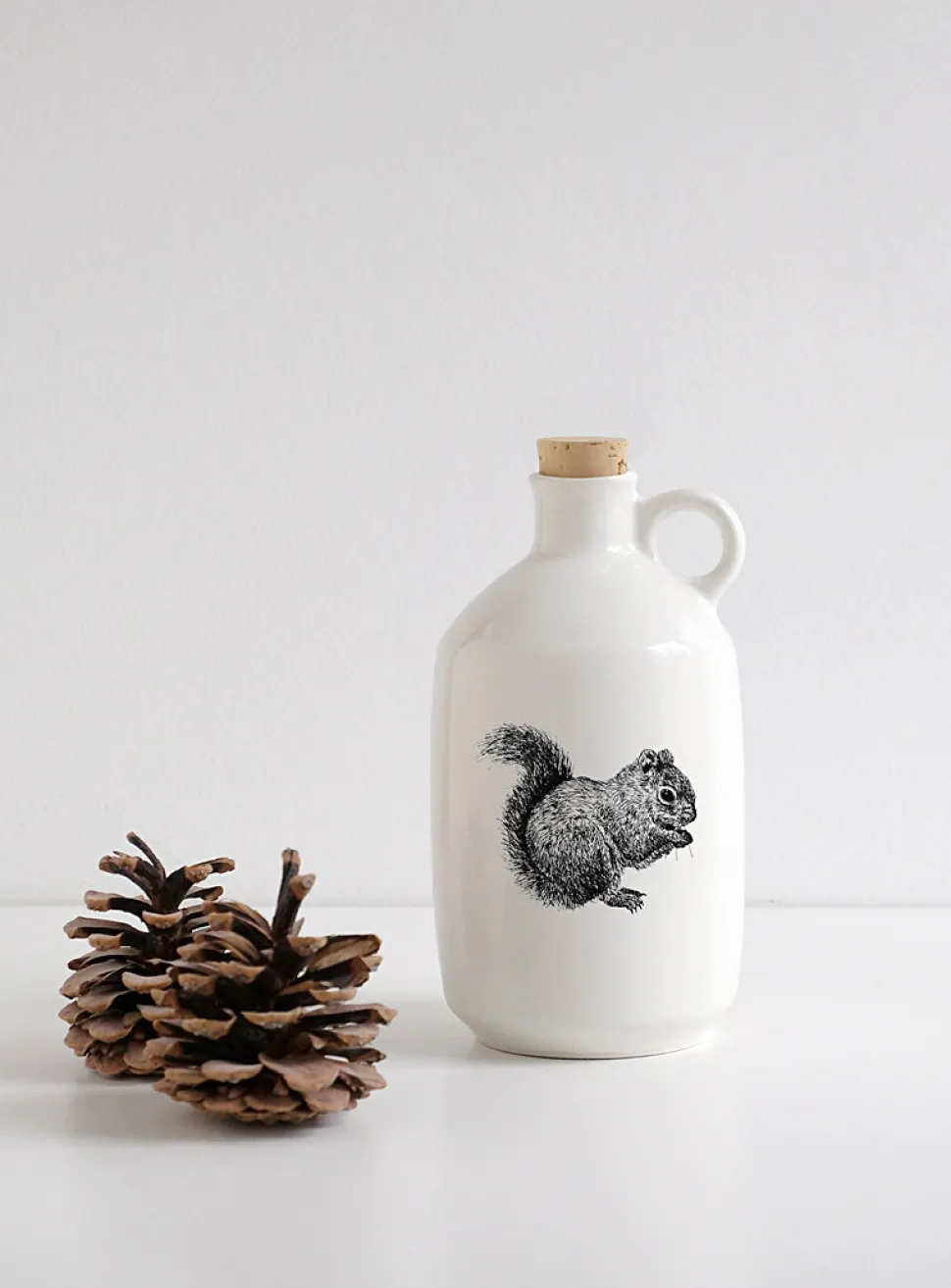 Our animals maple syrup jar