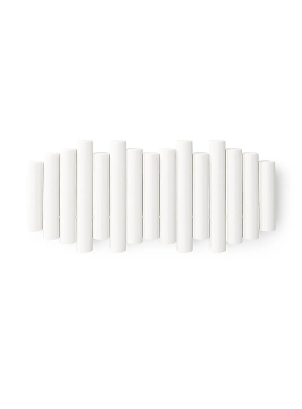 Picket five-hook wall-mounted coat rack