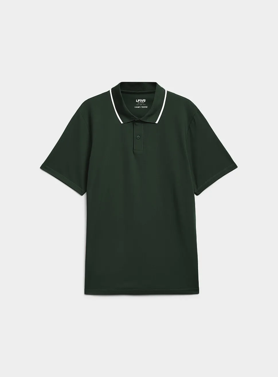 Piqué-style microfibre golf polo