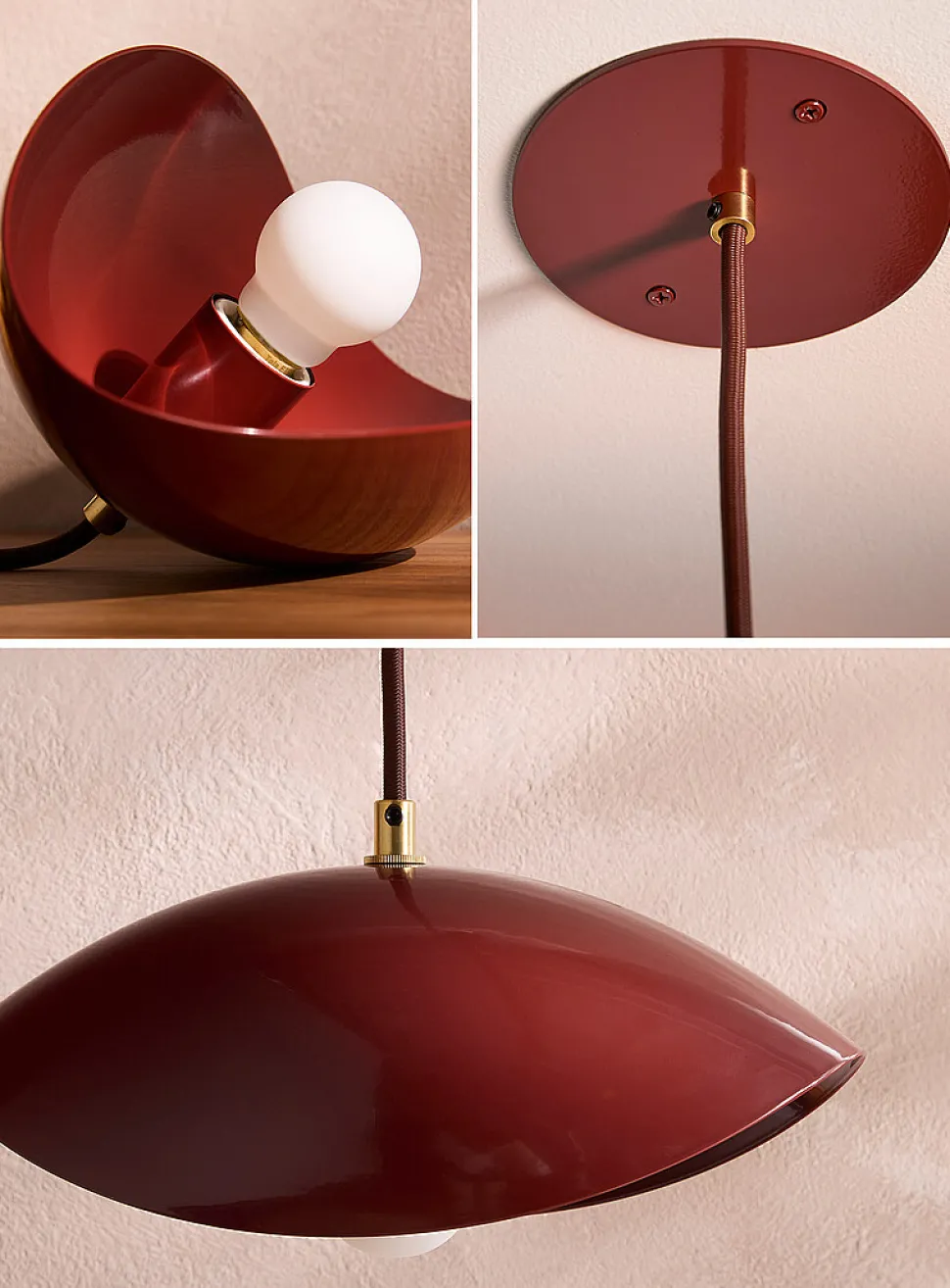 Poppy hanging lamp
