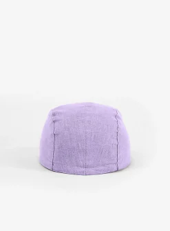 Pure linen colourful cap