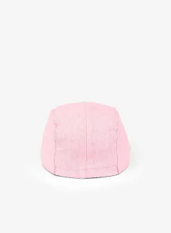 Pure linen colourful cap