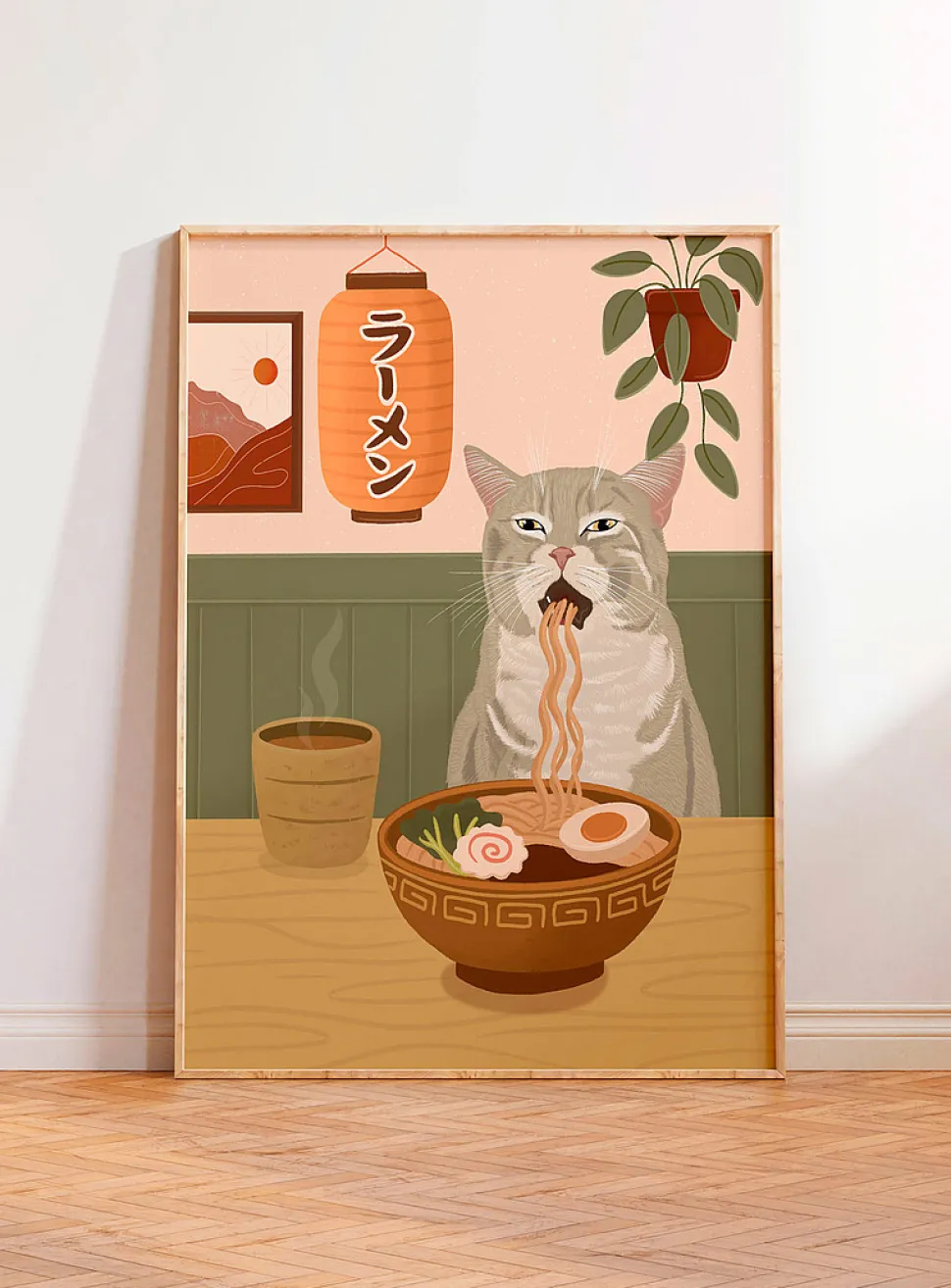 Ramen Time art print