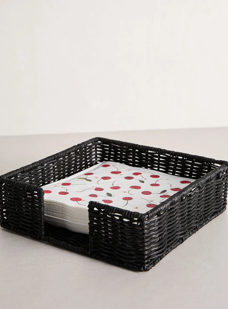 Rattan towel rack