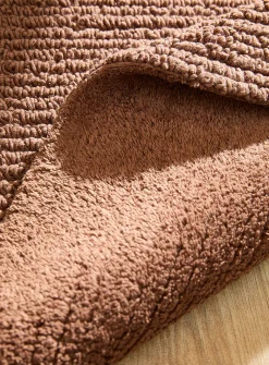 Rectangular reversible bath mat