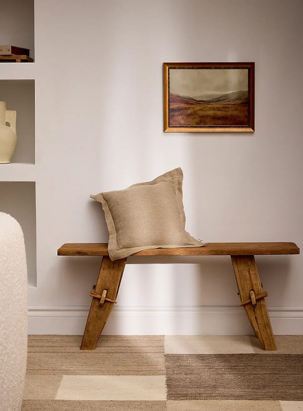 Recycled teak Rembrandt bench
