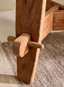Rembrandt recycled teak low accent table