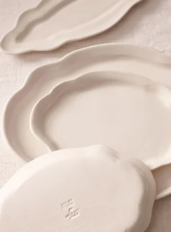 Retro porcelain serving tray