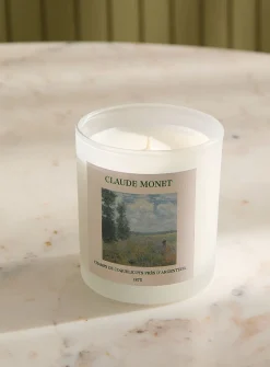 Rose and jasmine scented candle