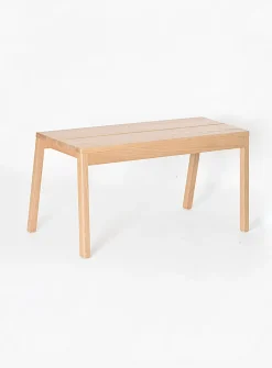 Same, Same narrow wooden bench
