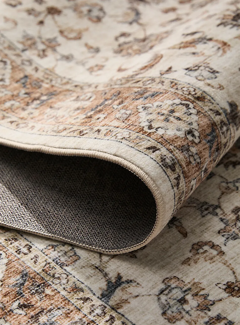 Sand-coloured Persian heritage hallway rug