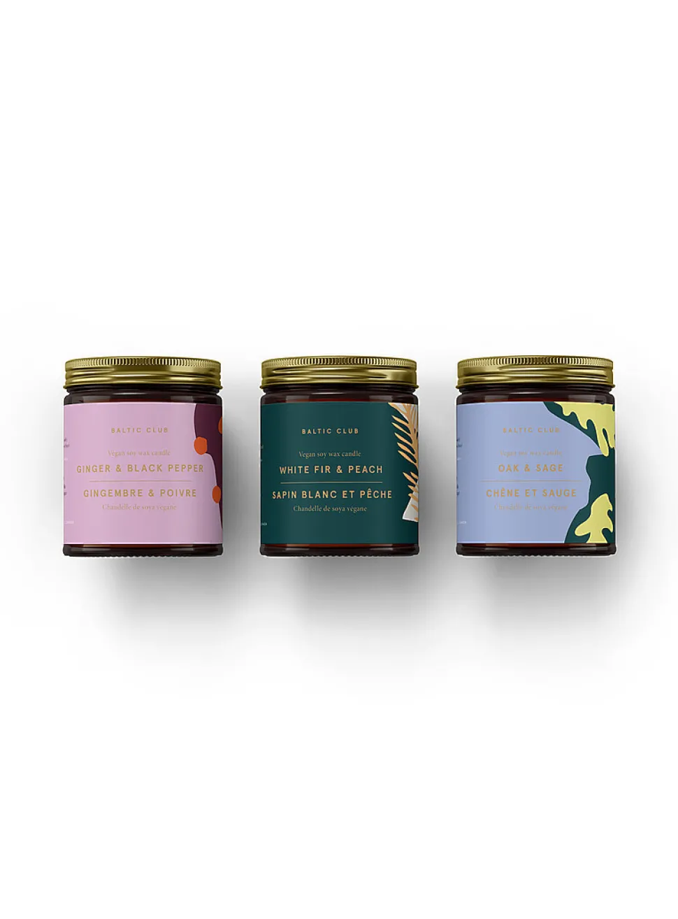 Scented soy candle box set