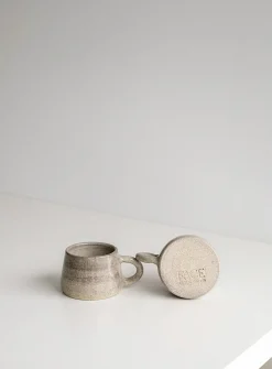 Set of two small ceramic cups