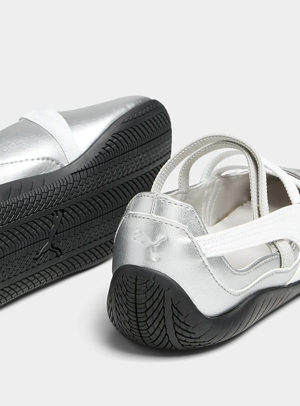 Silver Speedcat Ballet sneakers