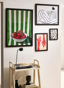 Sleek pine wood frame
