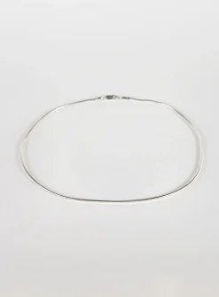 Snake sterling silver choker