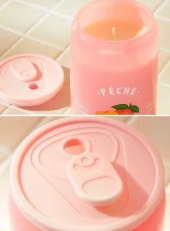 Soda scented candle