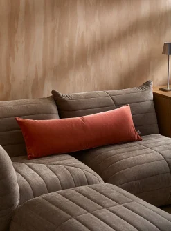 Soft cotton velvet removable-cover cushion