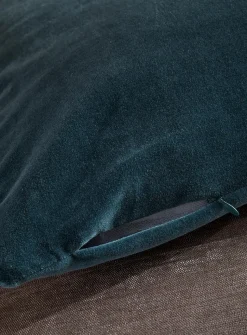 Soft cotton velvet removable-cover cushion