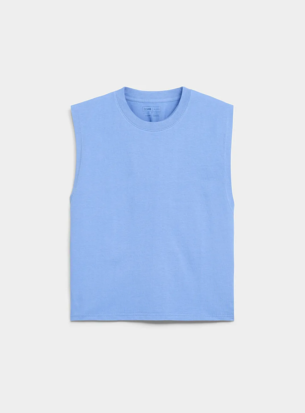 Solid cropped tank