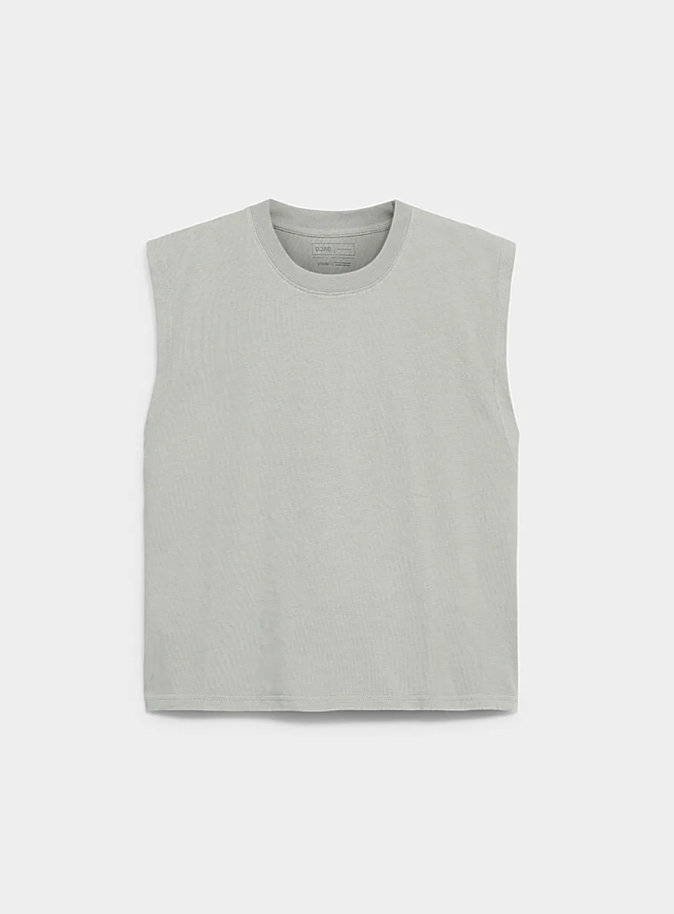 Solid cropped tank