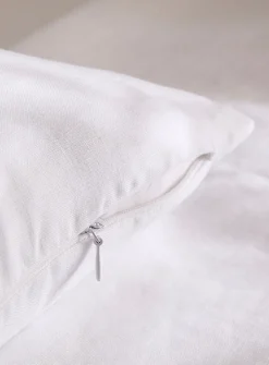 Solid pure linen removable-cover cushion