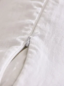 Solid pure linen removable-cover cushion