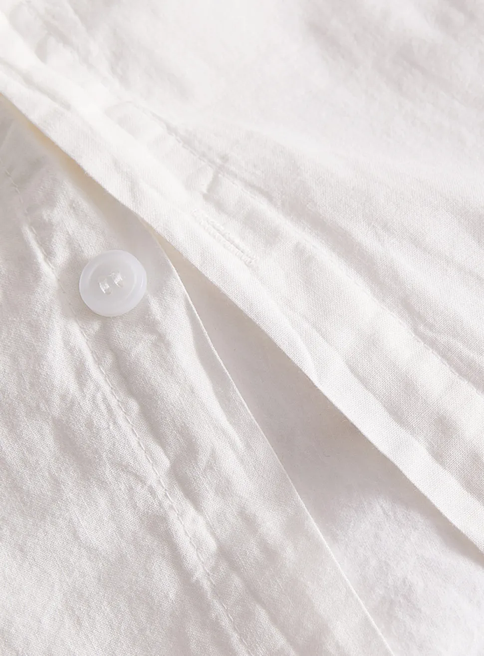 Solid pure organic cotton duvet cover set