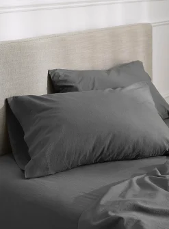 Solid pure organic cotton pillowcases