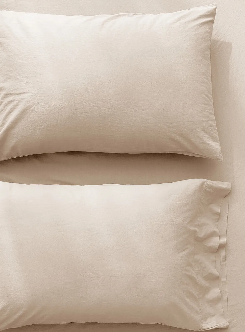Solid pure organic cotton pillowcases