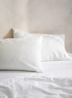 Solid pure organic cotton pillowcases