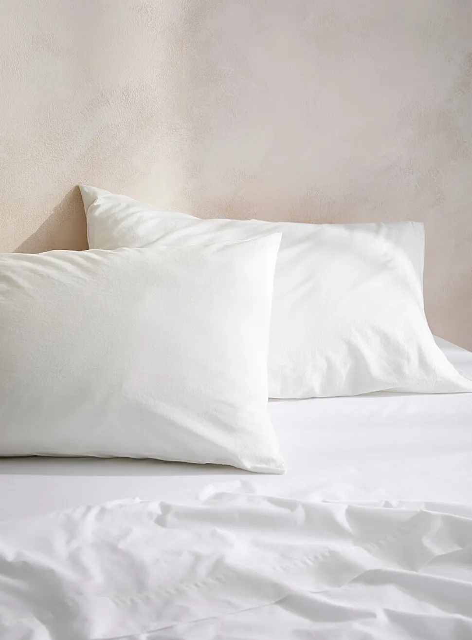 Solid pure organic cotton pillowcases