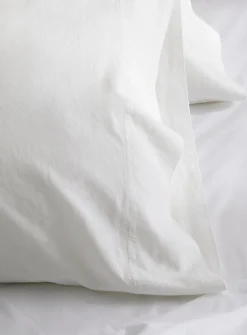 Solid pure organic cotton pillowcases
