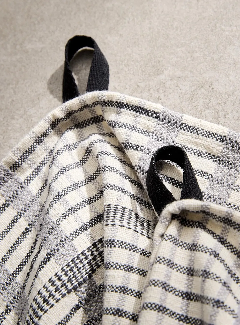 Sophisticated plaid tea towels