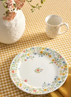Spring flowers large plate