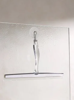 Stainless steel cleaning squeegee