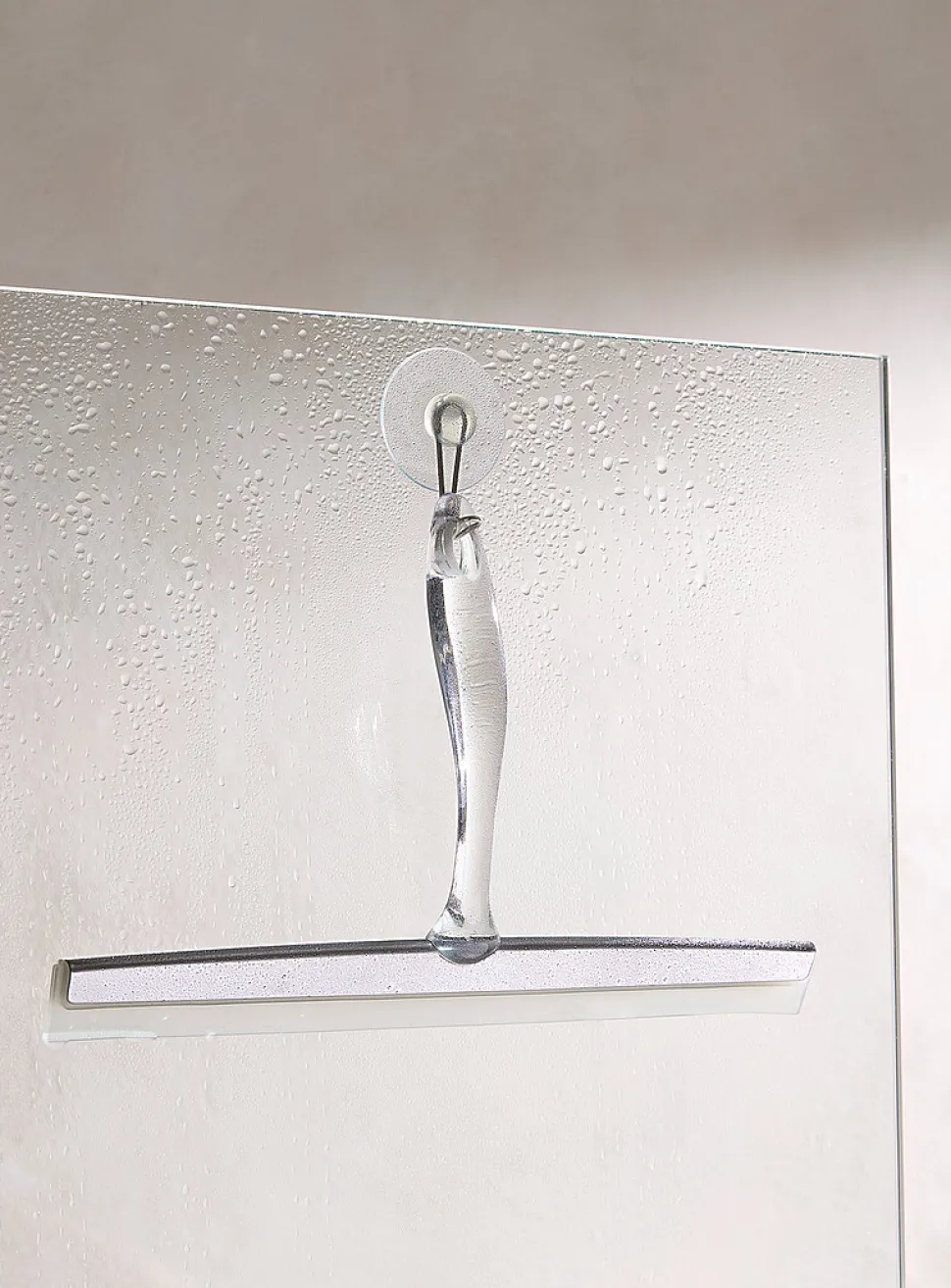Stainless steel cleaning squeegee