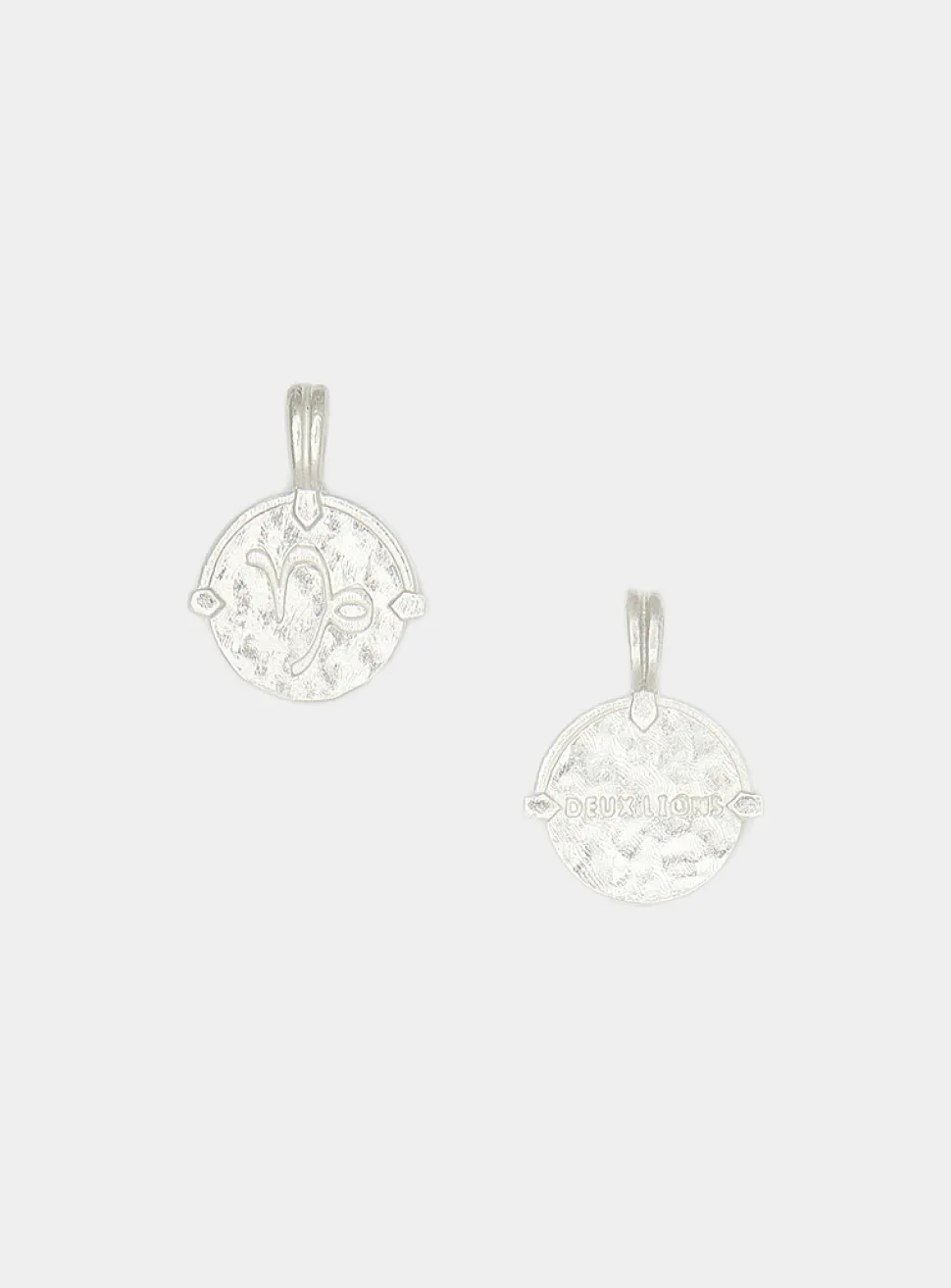 Sterling silver baby zodiac sign necklace and chain set