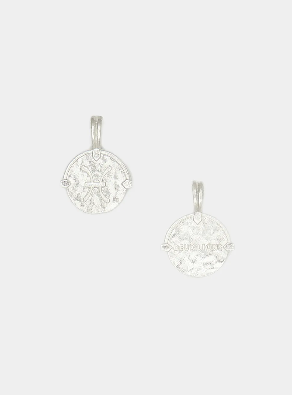 Sterling silver baby zodiac sign necklace and chain set