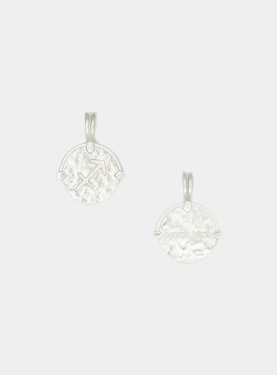 Sterling silver baby zodiac sign necklace and chain set